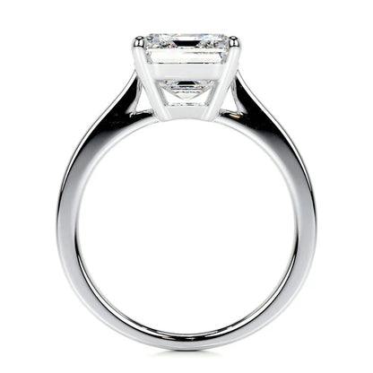 4 CT Solitaire  Emerald Ring