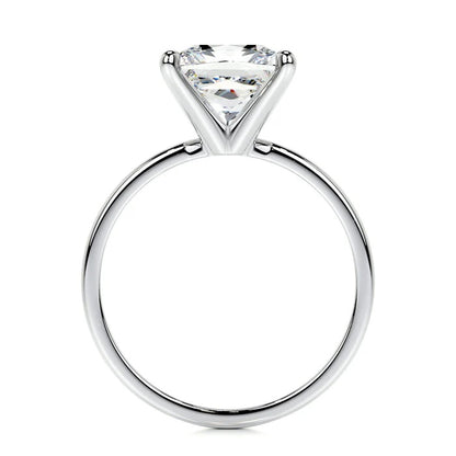 4 CT Solitaire Princess Ring