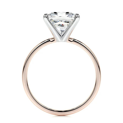 4 CT Solitaire Princess Ring