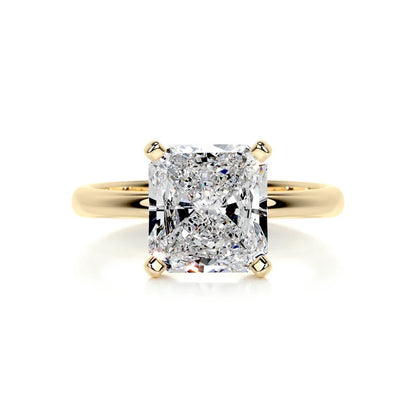3 CT Princess Solitaire Ring