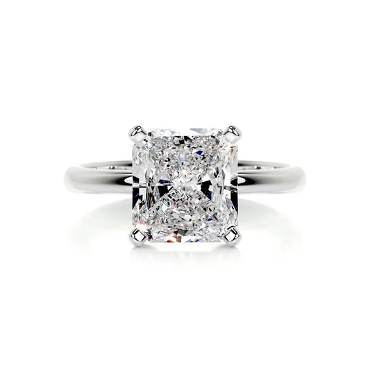 3 CT Princess Solitaire Ring