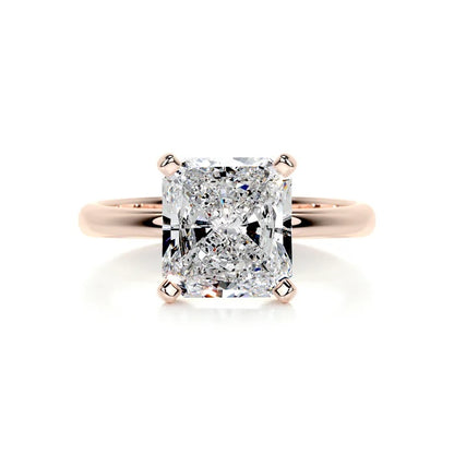 3 CT Princess Solitaire Ring