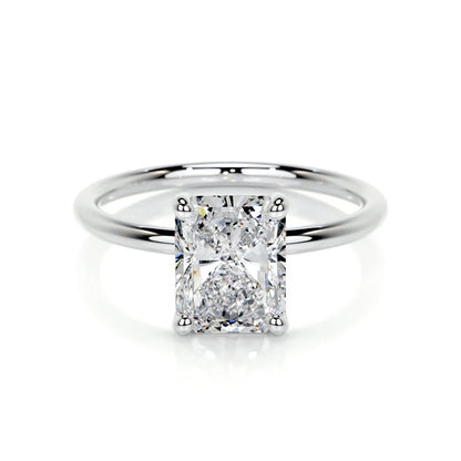 2 CT Solitaire Radiant Ring