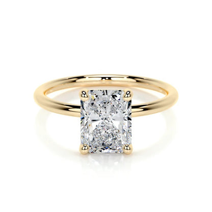 2 CT Solitaire Radiant Ring