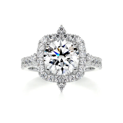 1.5 CT Brilliant Round Halo Ring