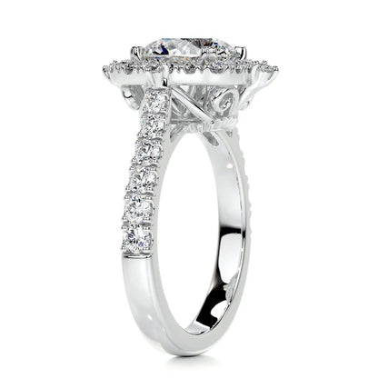 1.5 CT Brilliant Round Halo Ring