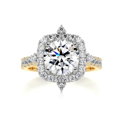 1.5 CT Brilliant Round Halo Ring
