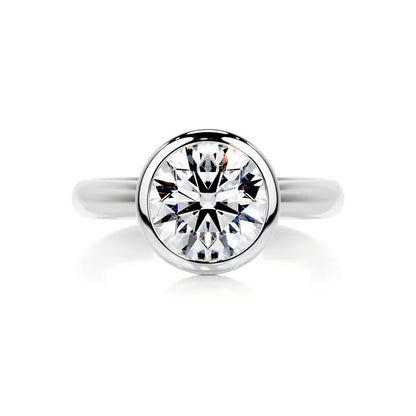 3.0 CT Round Shaped Solitaire Diamond Rings For Women