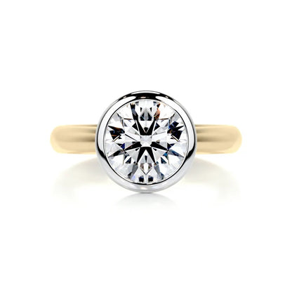 3.0 CT Round Shaped Solitaire Diamond Rings For Women
