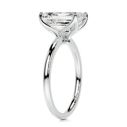 3 CT Solitaire Emerald Cut Diamond Ring