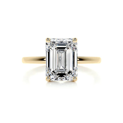 3 CT Solitaire Emerald Cut Diamond Ring