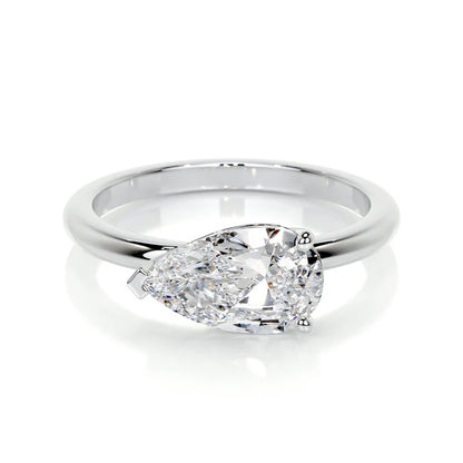 1 CT Solitaire Pear Diamond Ring