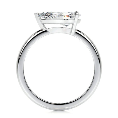 1 CT Solitaire Pear Diamond Ring