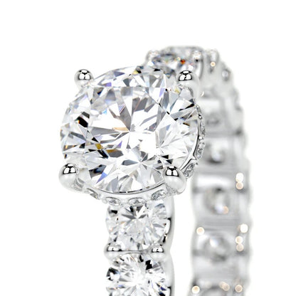 1.5 CT Brilliant Round Solitaire Eternity Ring
