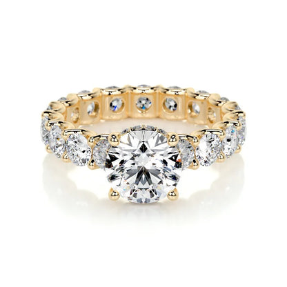 1.5 CT Brilliant Round Solitaire Eternity Ring