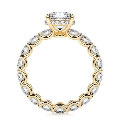1.5 CT Brilliant Round Solitaire Eternity Ring