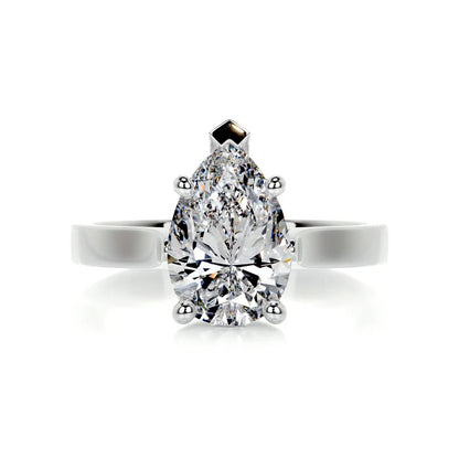 2 CT Solitaire Pear Diamond Ring