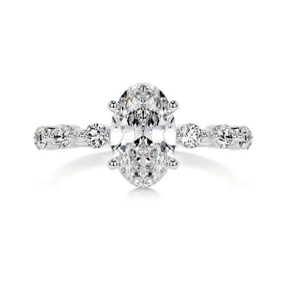 1 CT Solitaire Oval Ring