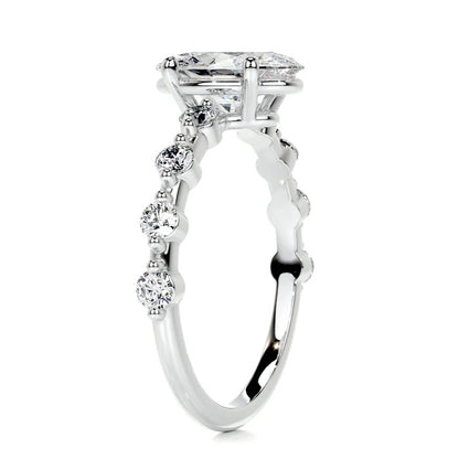 1 CT Solitaire Oval Ring