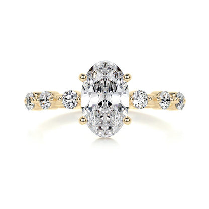 1 CT Solitaire Oval Ring