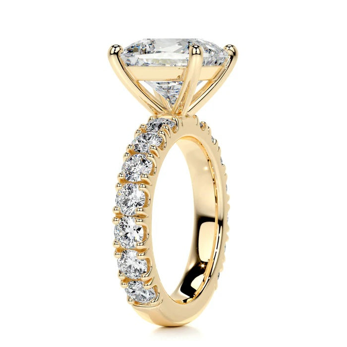 2 CT Solitaire Princess Accent Ring