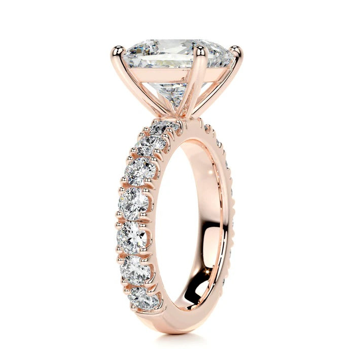 2 CT Solitaire Princess Accent Ring