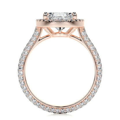 3 CT Solitaire Pear Diamond Accent Ring