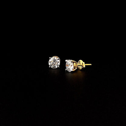 1Cts Classic solitaire Earring