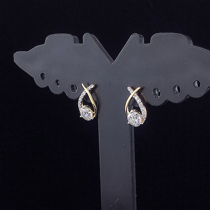 Classic Designer Round Diamond Earring