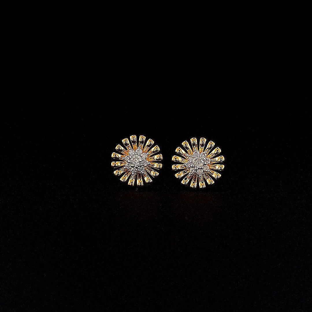 Elegant Floral Designed Earring