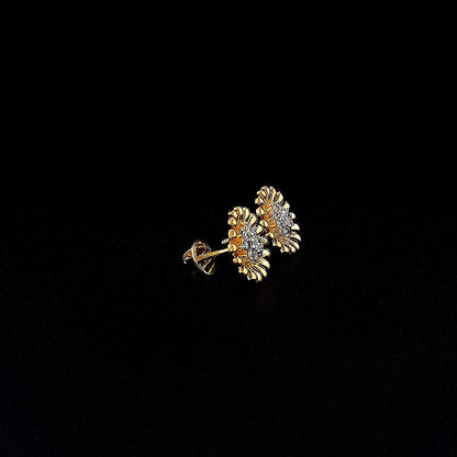 Elegant Floral Designed Earring