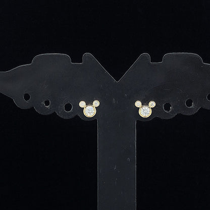 Minimal Micky Mouse shape Earrings