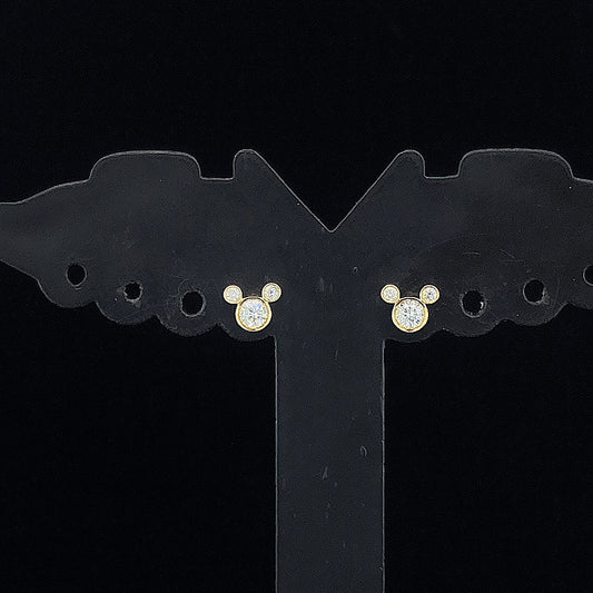 Minimal Micky Mouse shape Earrings
