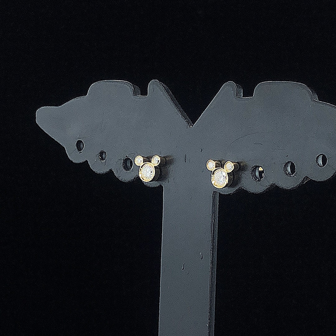 Minimal Micky Mouse shape Earrings