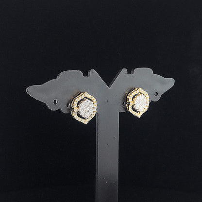 Designer Cluster Round Diamonds Earring