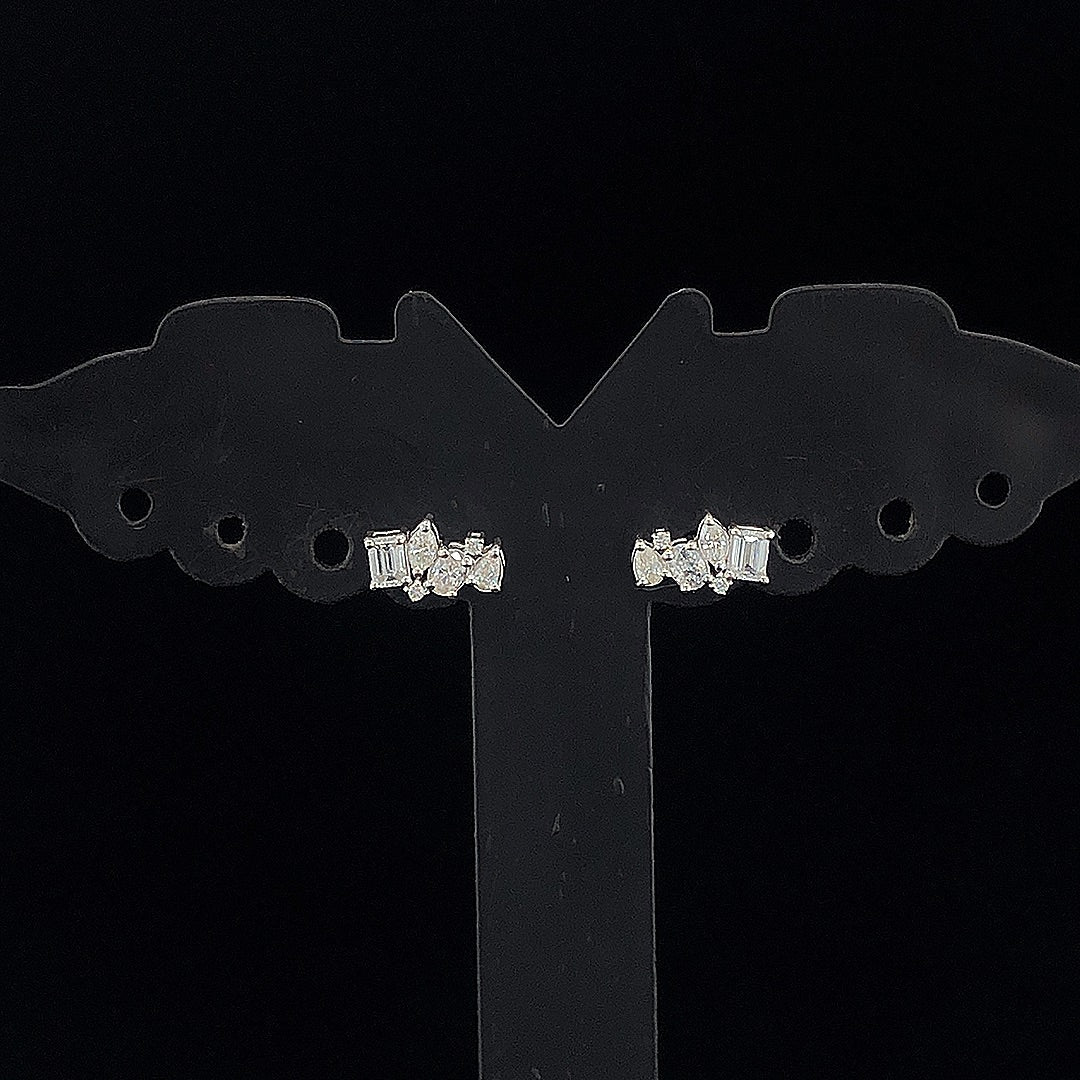 Classic Multi-Diamond Earring