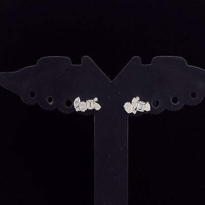 Designer Multi-Diamond Earring