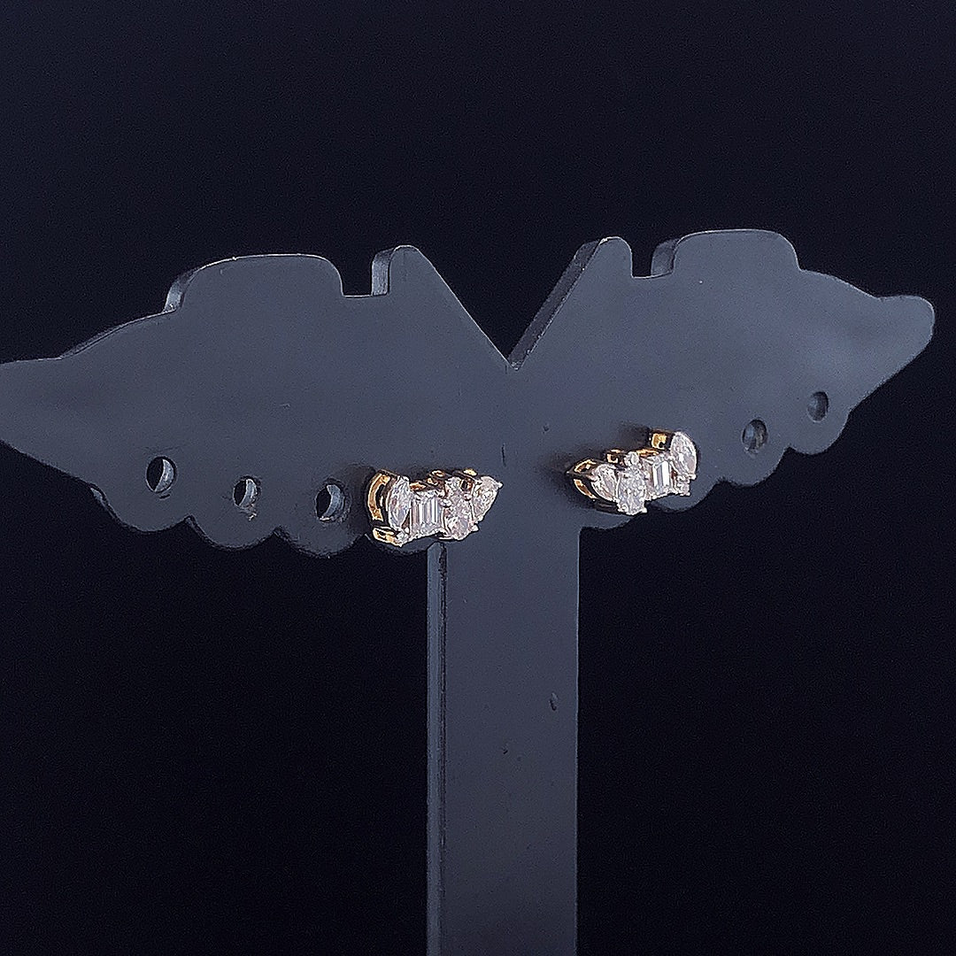 0.60cts Multi-Diamonds Earring