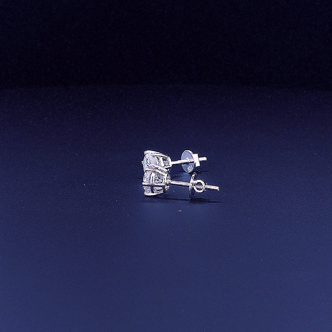 Classic 1.00cts Solitaire Diamond Earring