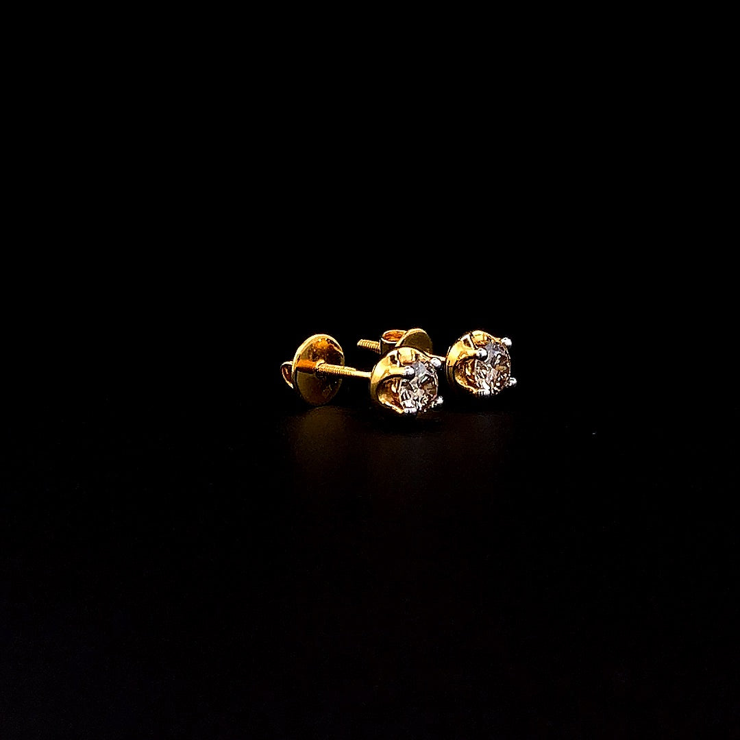 0.30cts Solitaire Diamond Earring