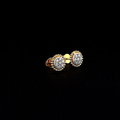 Cluster Round Classic Earring