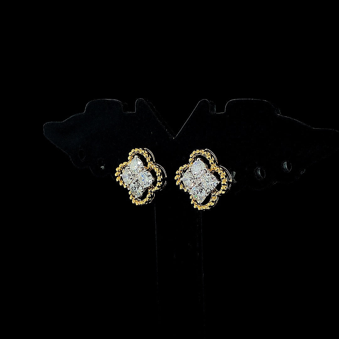 4 Diamonds Plus Designer Earring