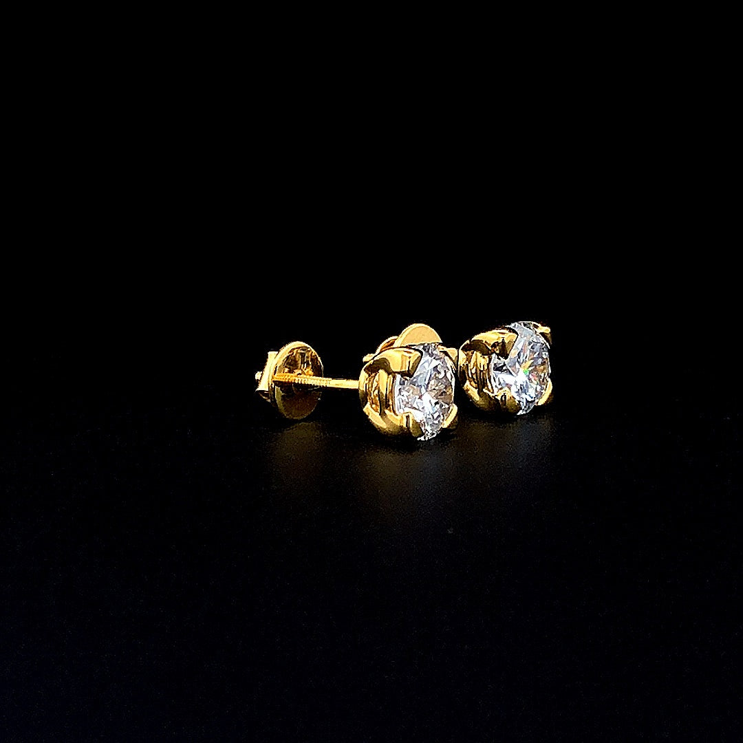 1.20cts Solitaire Diamond Earring