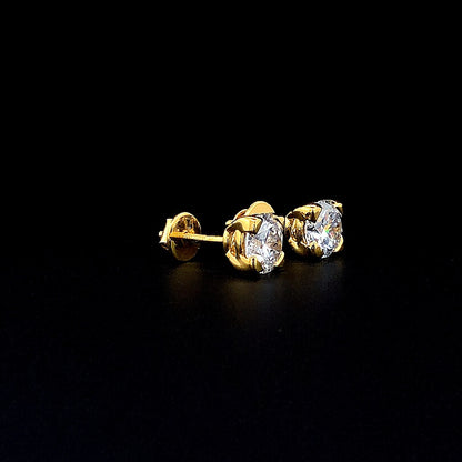 1.20cts Solitaire Diamond Earring