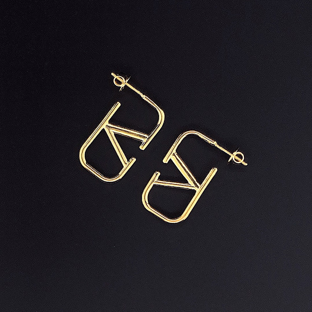 Designer V Earring