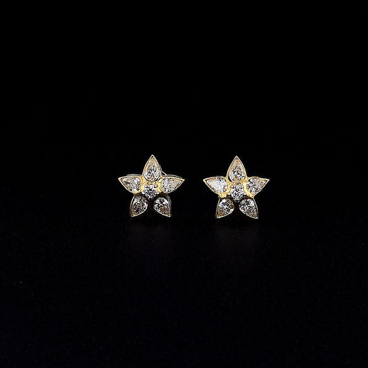 Star Diamond Earring