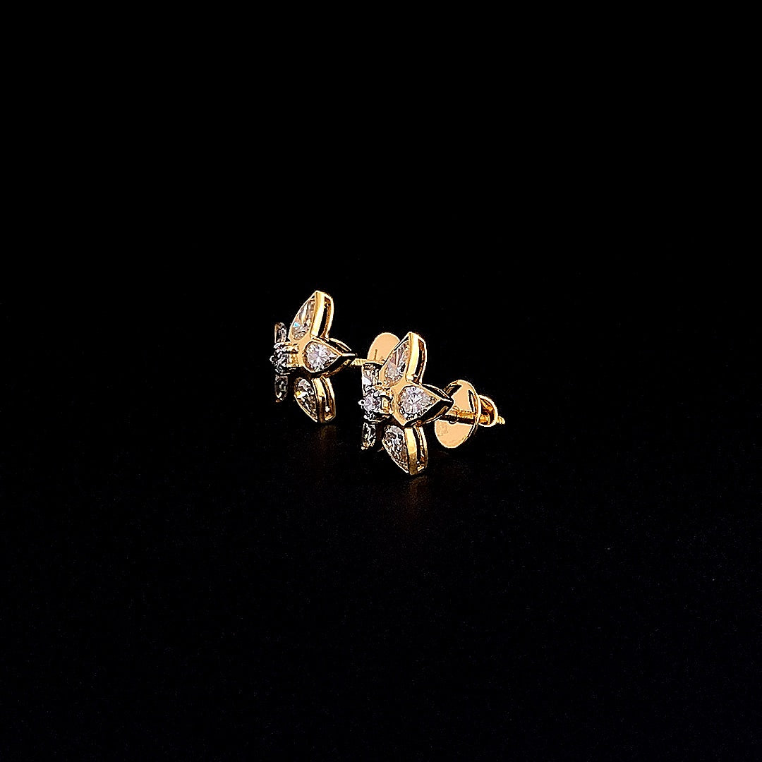 Star Diamond Earring