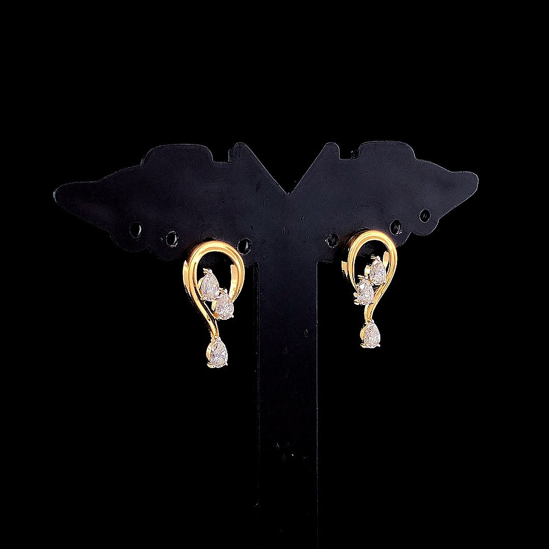 3 Pear Classic Earring