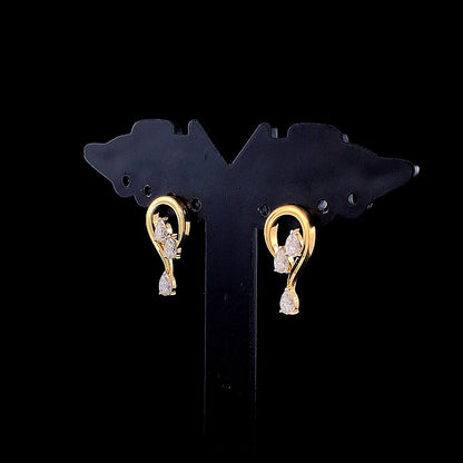 3 Pear Classic Earring