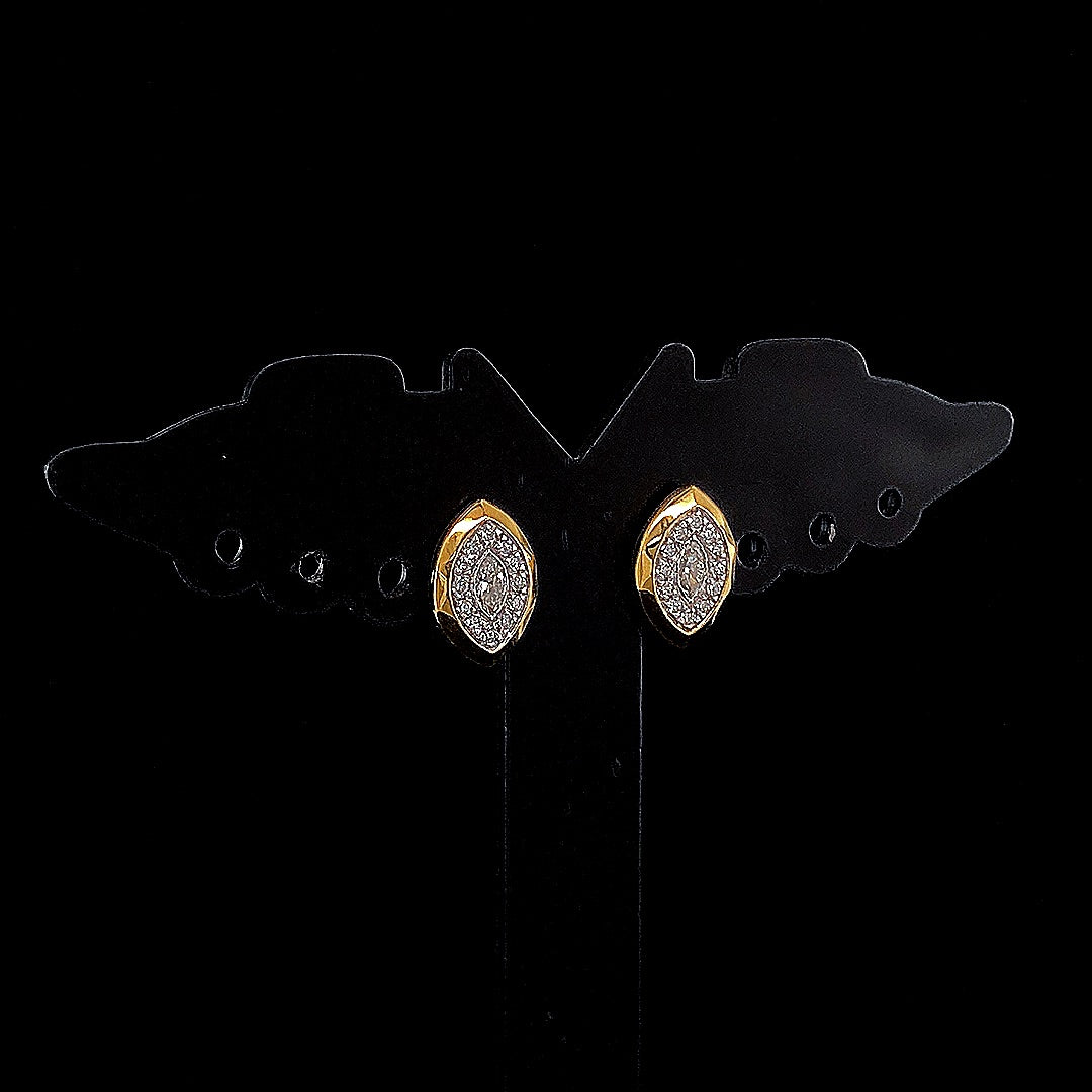 Fancy Marquise & Round Cluster Earring